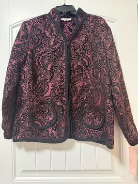 NWT Vintage Dress Barn Paisley Tapestry Jacket